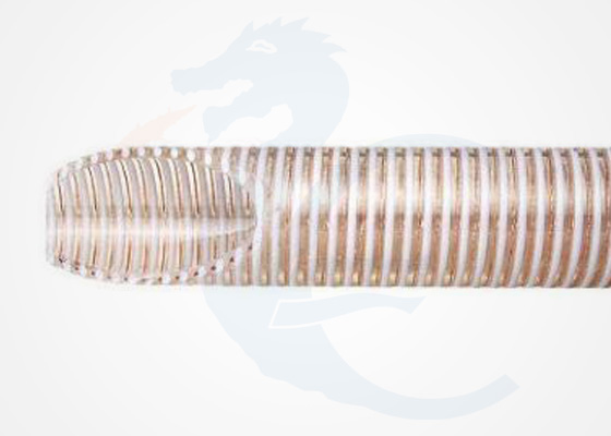 KAF: Transparente com Espiral Branco e Fio Anti-estático